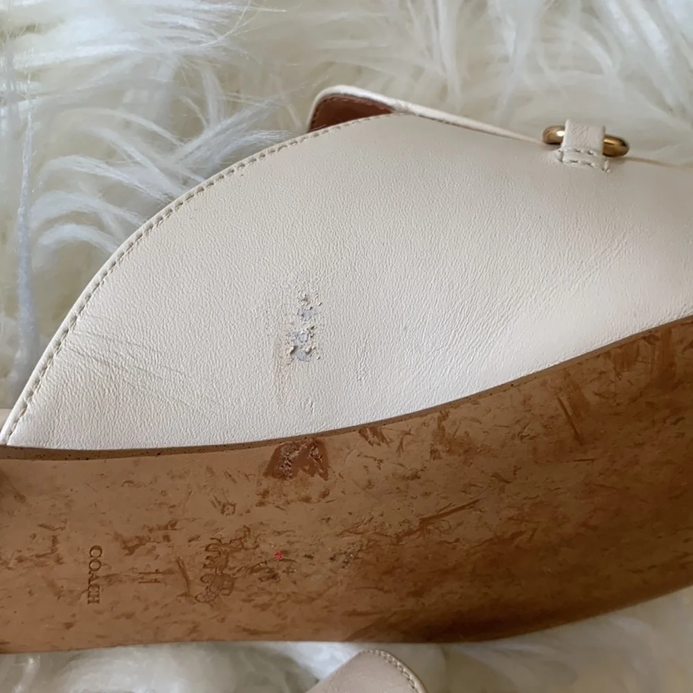 🌸COACH SOFI LEATHER SLIDE🌸 - Picture 5 of 7